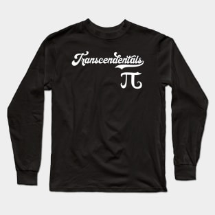 Team Transcendentals - Retro Mathlete Sporty Pi Long Sleeve T-Shirt